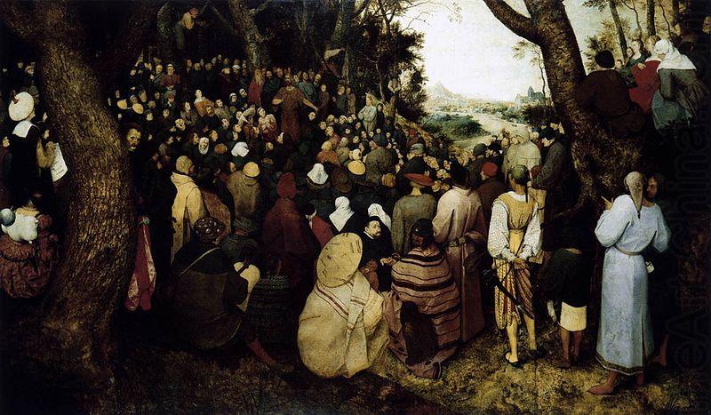 Pieter Bruegel the Elder The Sermon of St John the Baptist china oil painting image